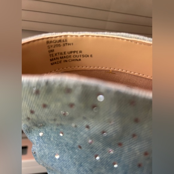 Thalia Sodi Elegant Gradient Denim Rhinestone Women's Boots Size 9 NWOT - Picture 16 of 16